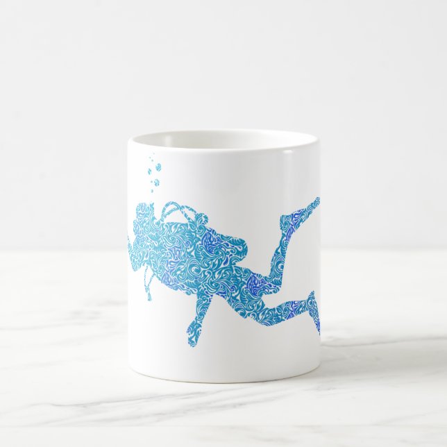 Scuba Diver Coffee Mug (Center)
