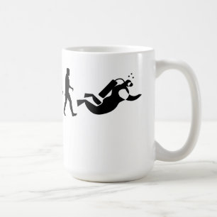 Scuba Diver Evolution Mug