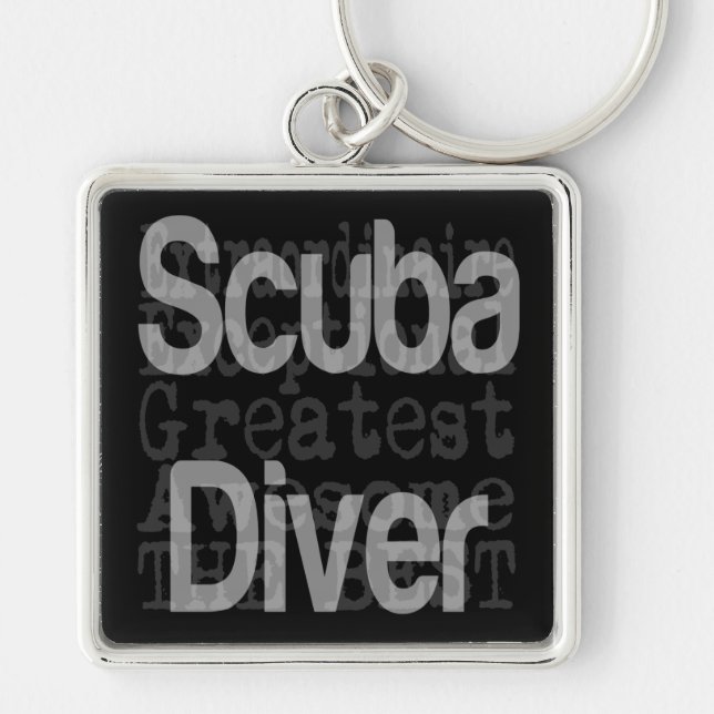 Scuba Diver Extraordinaire Keychain (Front)