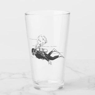 Scuba Diver Glass