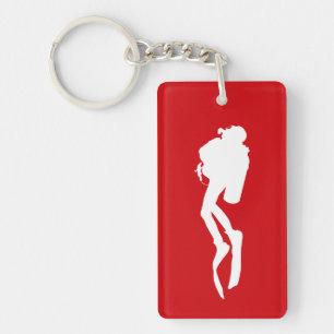 Scuba Diver Keychain