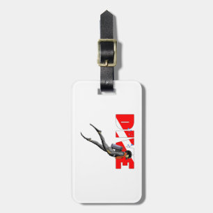 SCUBA Diver Luggage Tag