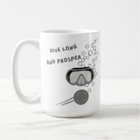 Scuba Diver Mug, a gift for divers