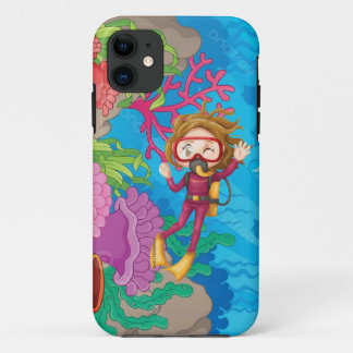 Scuba Diver Phone Case – Stylish Ocean Adventure 
