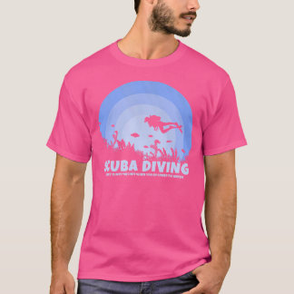 Scuba Diver The Sky Is Not The Limit Scuba Diving T-Shirt