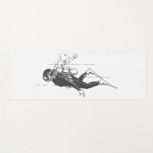 Scuba Diver Yoga Mat