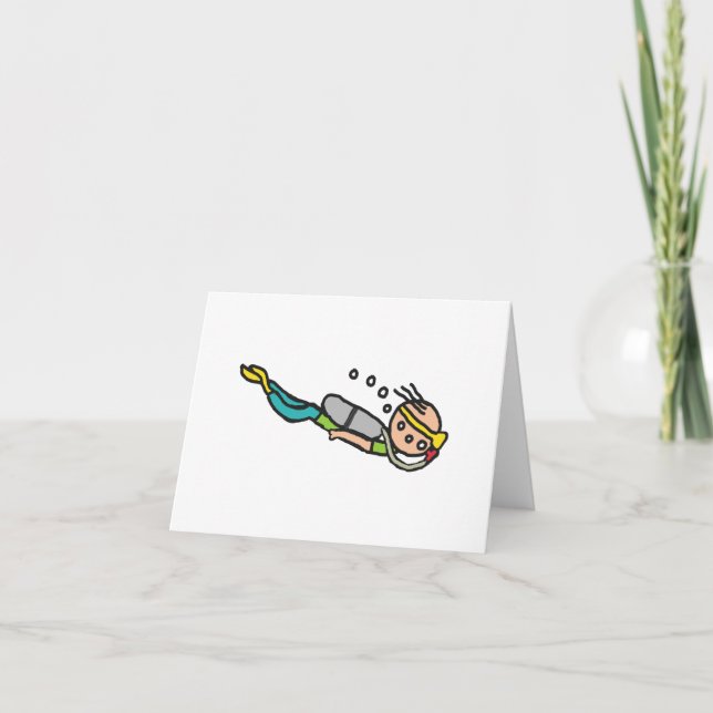 Scuba Diving Card (Front)