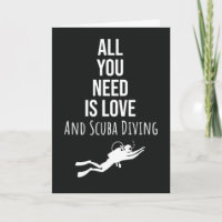Scuba Diving Cards Diver Snorkelling Sports
