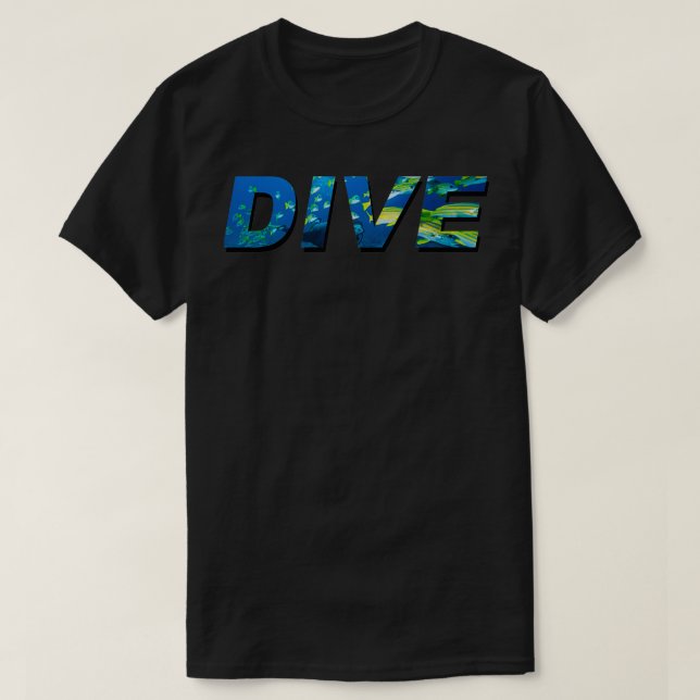 SCUBA DIVING DESIGN T-Shirt (Design Front)