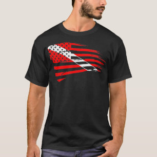 Scuba Diving Dive Flag Patriotic  T-Shirt