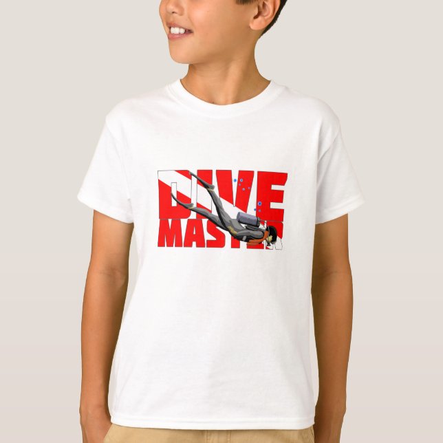 Scuba Diving Dive Master T-Shirt (Front)