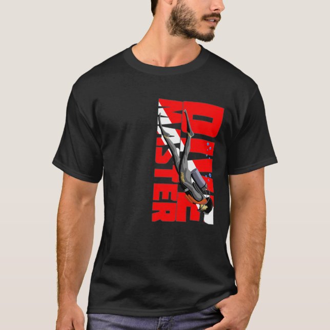Scuba Diving Dive Master T-Shirt (Front)