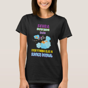 Scuba Diving Diver Down Flag Awesome Marine Diver  T-Shirt