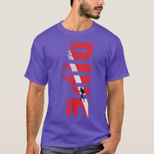 Scuba Diving Diver Down Flag  Scuba Diver  Scuba D T-Shirt