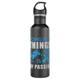 Scuba Diving Diver Funny Dive Slogan 710 Ml Water Bottle