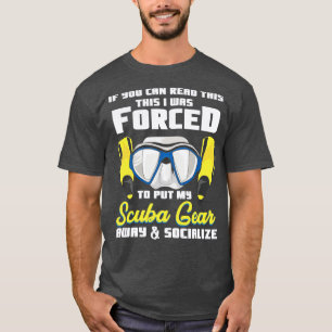 Scuba Diving Diver Snorkelling Instructor Gift Ide T-Shirt