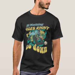 Scuba Diving Diver Water Ocean Good Girls Go Down T-Shirt