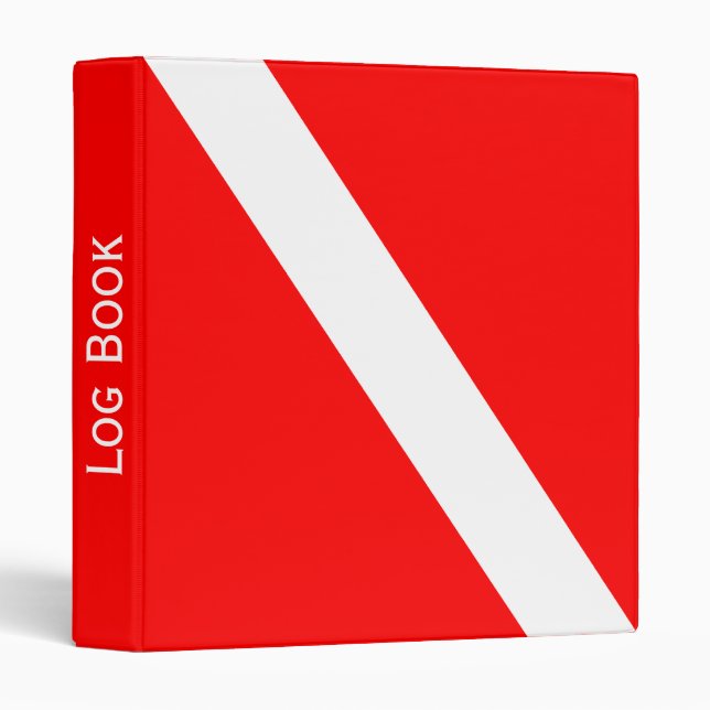 Scuba Diving Flag Binder (Front/Spine)