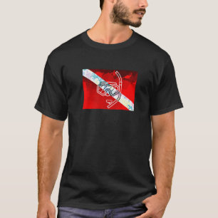 Scuba Diving Flag Snorkel Dive Mask Scuba Diver Sn T-Shirt