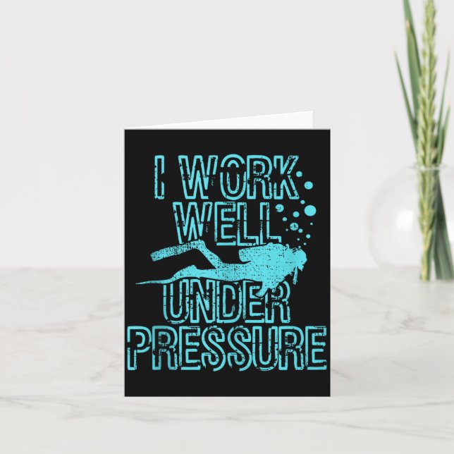 Scuba Diving - Funny Scuba Diver Gift Tank Top  Card (Front)