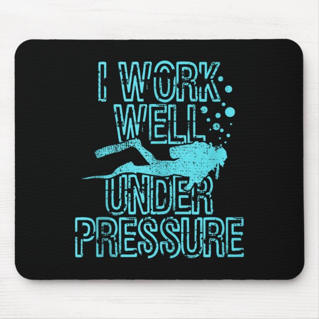 Scuba Diving - Funny Scuba Diver Gift Tank Top  Mouse Pad (Front)