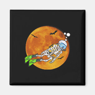 Scuba Diving Halloween Scuba Diver Magnet