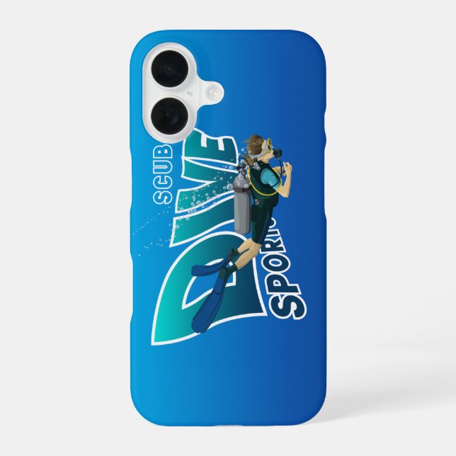 Scuba Diving |  iPhone 16 Case (Back)