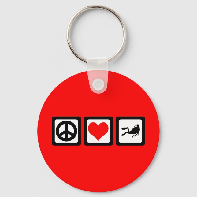 Scuba diving keychain (Front)