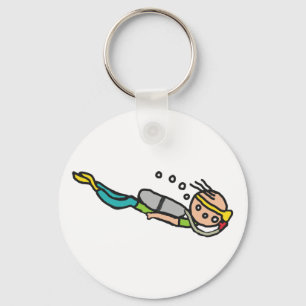 Scuba Diving Keychain