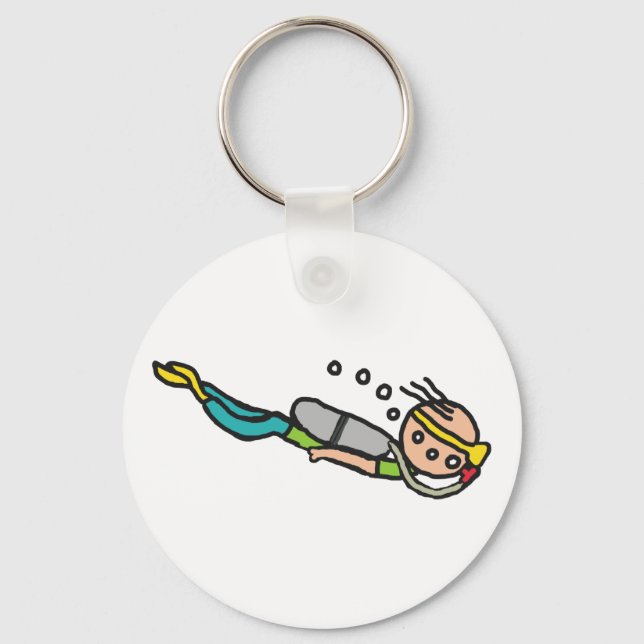 Scuba Diving Keychain (Front)