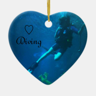 Scuba Diving - Life to Dive Ceramic Ornament