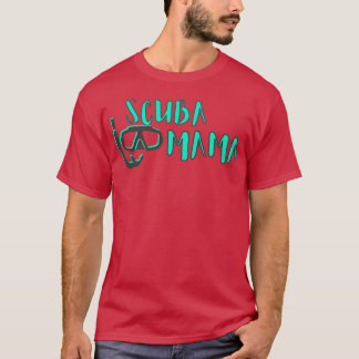 Scuba Diving Mama Mom Dive Diver Mother Diving Gif T-Shirt