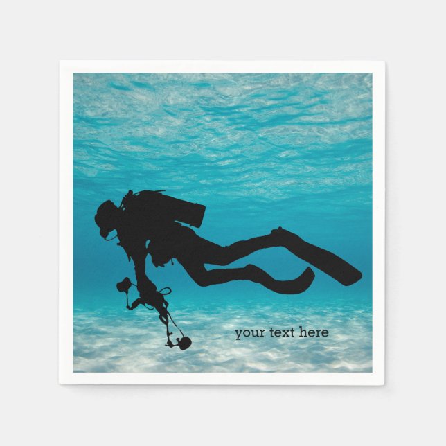 Scuba Diving Napkin (Front)