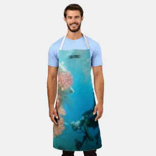 Scuba Diving Personalized Apron