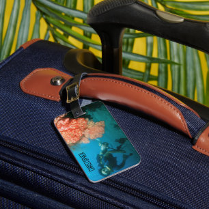 Scuba Diving Personalized Luggage Tag