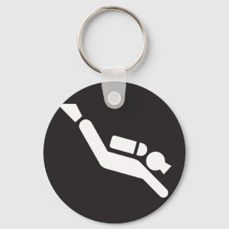 Scuba Diving Sign Keychain