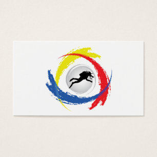 Scuba Diving Tricolor Emblem