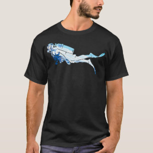 Scuba Diving Under Water Snorkelling Ocean Life Sc T-Shirt