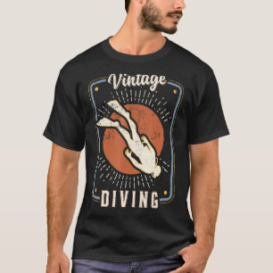 Scuba Diving Vintage Retro Classic Sport Love T-Shirt