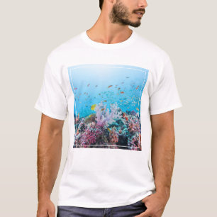 Scuba Diving With Colourful Reef And Coral T-Shirt
