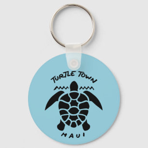 Scuba Diving With Sea Turtles - Turtle Town Maui Keychain