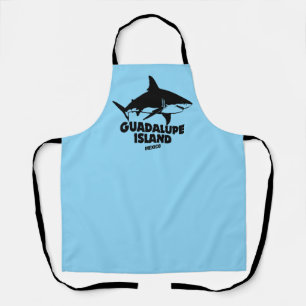 Scuba Diving With Sharks Guadalupe Island Apron