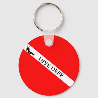 Scuba Flag (Dive Deep) Keychain