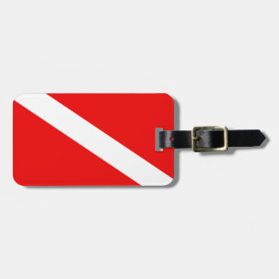 Scuba Flag Luggage Tag