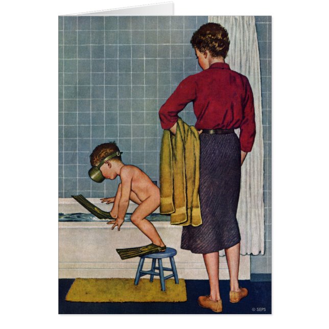 Scuba in the Tub (Front)