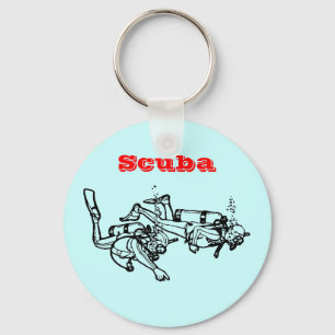 Scuba! Keychain