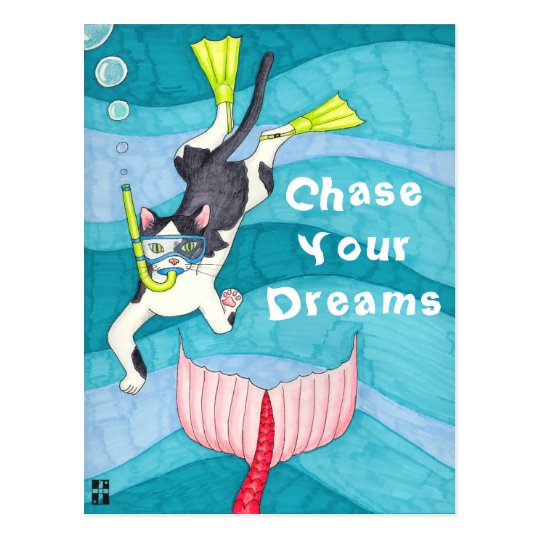 Scuba Kitty Postcard