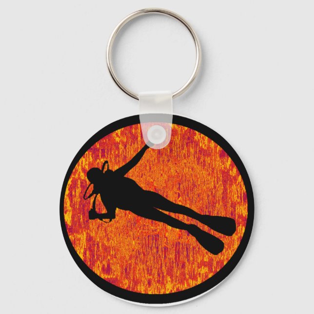 SCUBA MORNING DIVE KEYCHAIN (Front)