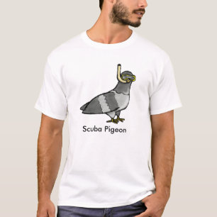 Scuba Pigeon T-Shirt