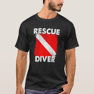 SCUBA Rescue Diver T-Shirt for Instructors, Studen